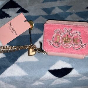 Juicy Couture Pink and Gold Key Holder